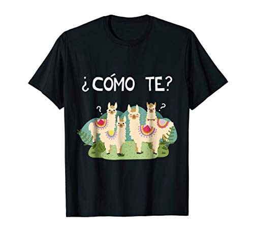 Spanish Shirt | Llama Tee | Funny Spanish ShirtFunny Spanish Tee, Como Te Llama, Llama TShirt T-ShirtOEKO-TEX STANDARD 100