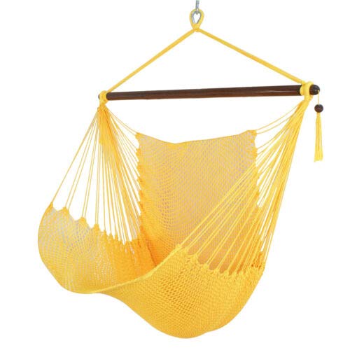ColorLife_4U Hammock Chair Spreader Bar Rope Porch Swing Hang Wide Seat 40