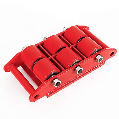 Machinery Mover, Industrial Dollies 8T 17600lb Machinery Skate Dolly Roller Heavy Duty Mover with 6 Rollers - Thumbnail 6