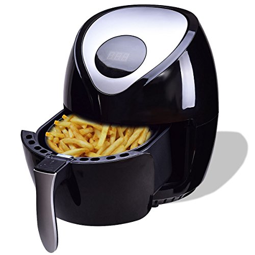 Click Here to See More Images 1400 W Electric Air Fryer with Digital Touch Screen - By Choice Products