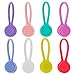 Cord Ties for Electrical Cords - 8Pcs Multicolor Wire Twist Ties Heavy Duty Magnetic Cable Clips Silicone Cord Ties - USB Reusable Cable Ties Cord Clips for Desk Cable Ties Reusable Silicone Wraps