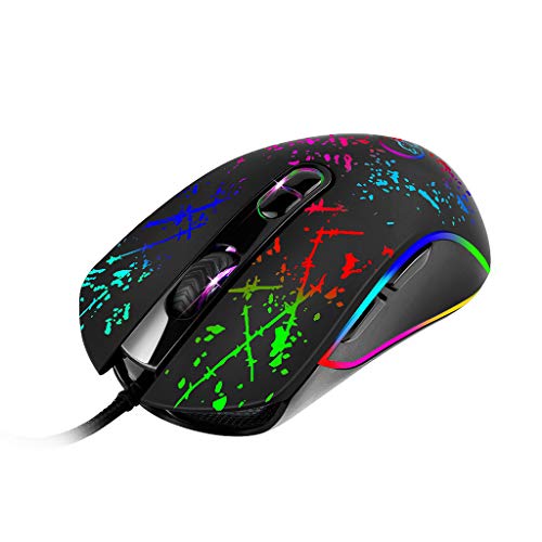 Finedayqi â¤ G819 Mechanical Gaming Mouse Color Backlit USB Wired Optical Mouse for Laptop