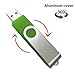 10 X Enfain 16GB USB Flash Drive 2.0 Memory Zip Pen Disk Green, Ideal for Tradeshows, Branded Giveaways, and Other Event-Related Marketing Strategies