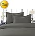 Elegant Comfort 4-Piece 1500 Premier Hotel Quality Ultra Soft Wrinkle, Fade, Stain Resistant Bed Sheet Sets with Deep Pockets, Queen, Gray