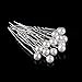 20PCS Fashion Bridal Wedding Prom White Pearl Silver Hair Pins Clips Barrette Hairpins Hair Style Accessories