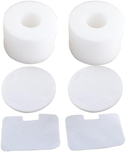 ITidyHome 4 Pack Filters Kit Replacement for Shark Navigator Deluxe Upright Vacuum NV42, NV44, NV46, UV402,Replaces Part #XFF36