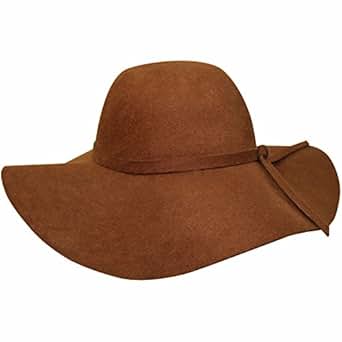 Brown Wool Style Floppy Hat at Amazon Women's Clothing ...