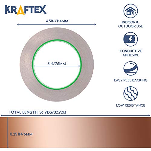 5 Copper+ROLLS+4inch+Conductive+Adhesive