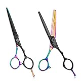 Professional Hair Cutting/Thinning Scissors Set 6
