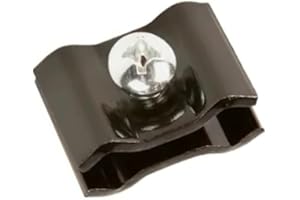 Dazzling Displays Black Grid Panel Clips (4 Pack) - Essential Grid Wall Accessory for Secure Grid Panel Installation for Home, Retail or Tradeshow Use