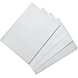 Bakery Crafts BC WFS-0811 100 Count Edible Rectangle Rice and Wafer Paper, 8 by 11-Inch, White