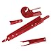 Bestong ABS Window Windshield Wiper Blade Trim Cover for 2007-2017Jeep Wrangler jk 4-Door 2-Door (Rear Window, Red)