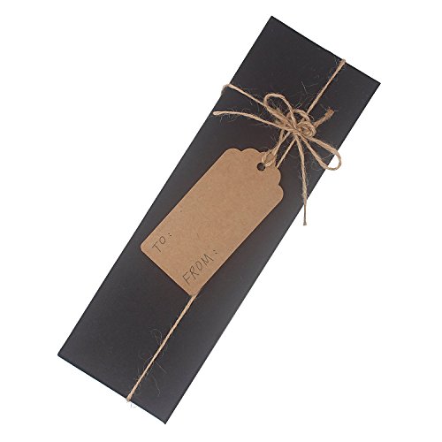 Zicome 200Pcs Kraft Paper Gift Tags for Christmas Presents Wedding Party Favors, 200 Feet Natural Jute Twine Included - Thumbnail 5