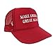 MAGA Hat Make America Great Again Donald Trump 2024 Hat Adjustable Unisex Cap (Red)