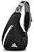 WATERFLY Sling Chest Backpacks Bags Crossbody Shoulder Triangle Packs Daypacks for Cycling Walking Dog Hiking Boys Girls Men Women