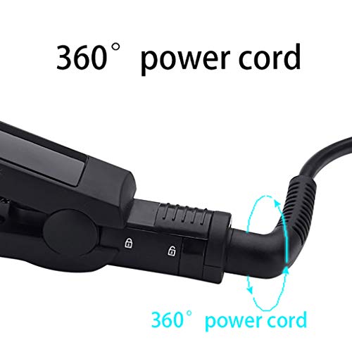 Sonmer Professional Heating Steam Flat Iron Wand Ceramic Wet Dry 2 in 1 Hair Straightener for All Hair Types - Thumbnail 3