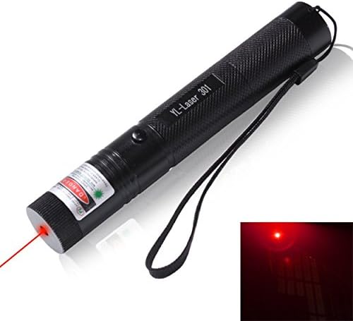 High Power405nm GD-301 Type Laser pointer /Red/Green Beam Laser Pointer Lazer Projector Flashlight (Red)