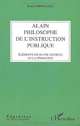 Alain, philosophe de l'instruction publique