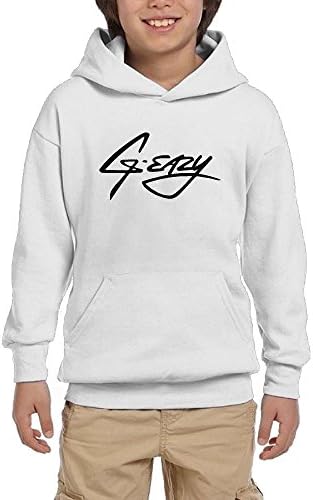 ZdaR RH Pullover G-Eazy Boys,Girls,Youth Custom Sweatshirt Pocket Hoodie XL White