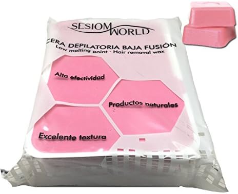 Low-Melt Depilatory Wax Dermo Pink with Pink Rose 1 Kilo sesiomworld®