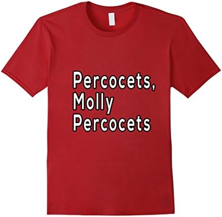 Men's Percocets Molly Percocets T-Shirt Small Cranberry