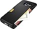 Galaxy S6 Edge Wallet Case - Vault Slim Wallet - Ultra Slim Protective Credit Card ID Cover (Silk) - Black Onyx