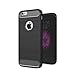 iPhone6Plus/6sPlus Case,Shockproof Design [Wire Drawing Surface] with TPU Bumper Protective Phone Cases for iPhone6Plus(5.5 Inch)-5 Colors Optional(Black)