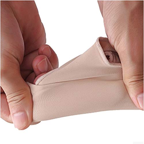 Dunnomart 2pcs/Pair Great Toe Cyst Foot Care Tool, Stretch Nylon Hallux Valgus Guard Cushion Bunion Toe Separator Thumb valgus Protector