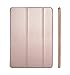 Dyasge iPad Air 2 Case Cover, Smart Case Cover with Magnetic Auto Wake & Sleep Feature and Tri-fold Stand for iPad Air 2 (iPad 6) Tablet,Rose Gold