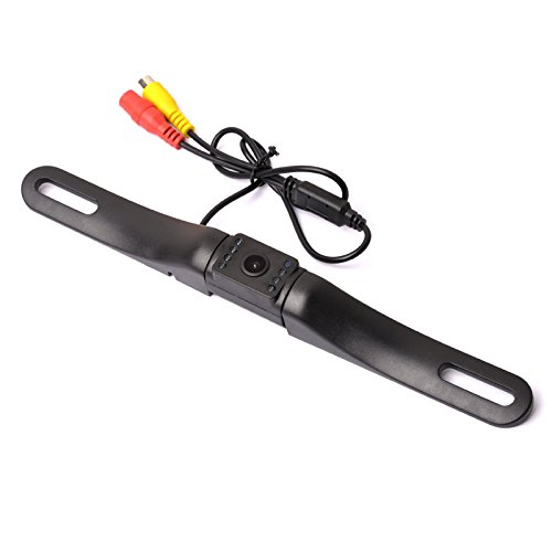 Car Rear View Reversing Backup Camera With wide View Angle Design 7 IR Lights Night Vision IP68 Waterproof Universal Totally Upgrade 2nd Generation Car HD Backup Camera (Plate)