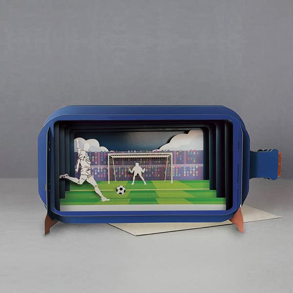 Message In A Bottle Football Pop Up Any Occasion Greeting Card by Alljoy Cards MIB177