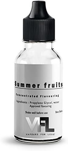 Blue slush E Liquid Concentrate Flavour for DIY Mixing 10ml, Over 60 premium quality concentrated flavours - 0mg Nicotine free (Summer Fruits)