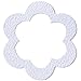 SlipX Solutions Adhesive Flower Safety Treads Add Non-Slip Traction to Tubs, Showers & Other Slippery Spots - Design Your Own Pattern (21 Pieces, Reliable Grip, White)