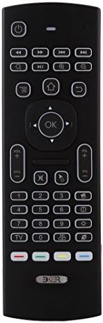 Eliker Multifunction Backlight 2.4G Air Mouse Mini Wireless Keyboard &amp; Infrared Remote Control &amp; 3 Gyro + 3 Gsensor for Google Android TV Box, IPTV, HTPC, Windows, MAC OS, PS3