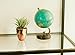 Small Faux Aloe Succulent in Rose Gold Ceramic Planter - 4 x 6 Inches - Marmeda Decor Potted Artificial Plant in Shiny Copper Glazed Pot - Global Modern Metallic Decor for Home or Office