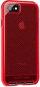 tech21 Evo Check Drop Proof Protective Case for iPhone 8 / iPhone 7 / iPhone 6 / iPhone SE 2020 - Ultra Thin Rouge Red