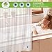 Premium PEVA Frost Shower Curtain Liner with Magnets & Suction Cups - 70 X 71 in. Long