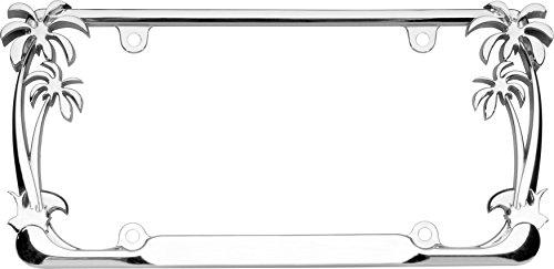 Cruiser Accessories Chrome Palm Tree Frame (2 Frames) - //coolthings.us