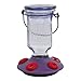 Perky-Pet 9101-2 Lavender Field Top-Fill Glass Hummingbird Feeder Purple 16 oz Capacity