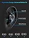 True Wireless Earbuds, MEBUYZ Bluetooth 5.0 Headphones with Qualcomm APTX Stereo Audio, CVC8.0 Noise Cancelling Built-in Mic in-Ear Earphones 32H Playtime with Charging Case Waterproof Sport Earpiece