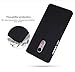 Xiaomi Redmi Note 4 Case Nillkin Frosted Shield Matte Plastic Ultra Thin Slim Light Fit Case, Shockproof Shell Anti-Scratch Anti-Fingerprint Cover (with Screen protector) (Black)