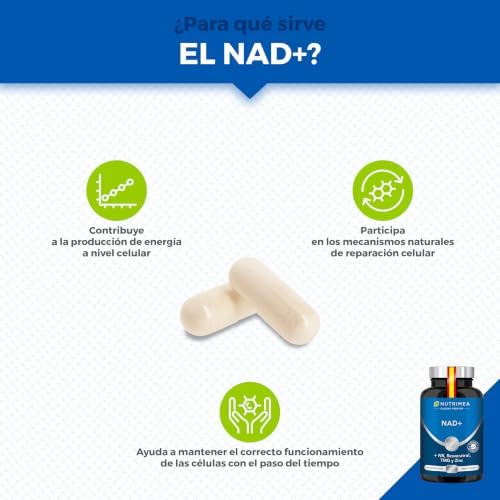 NAD+ | 700 mg | Fórmula Completa | 60 cápsulas vegan