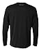 Champion CW26 Adult Double Dry Long-Sleeve Interlock T-Shirt - Black44; Extra Large