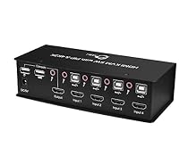 Siig SIIG CEKV0612S1 4x1 USB HDMI KVM Switch with 4 (CE-KV0612-S1)
