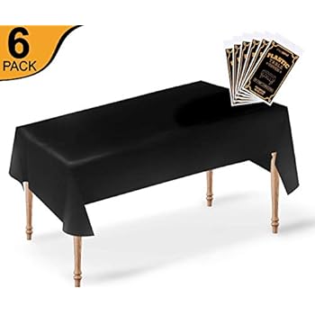 plastic disposable pack tablecloths tablecloth washable rectangle reusable duty heavy premium table