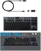 Logitech G G915 TKL Wireless Mechanical Keyboard UK Layout Black view 10