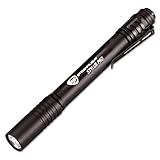 100 Lumens -Black Steamlights 66118 Stylus LED PenLight Mini Flashlight with Holster, Pocket Flashlight