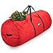 Premium Large Christmas Tree Storage Bag - Fits Up to 9ft. Tall Artificial Christmas Trees, Durable Handles, Sleek Dual Zipper & Card Slot - Xmas Bag Made of Tear Proof 600D Oxford - 5 Year Warranty