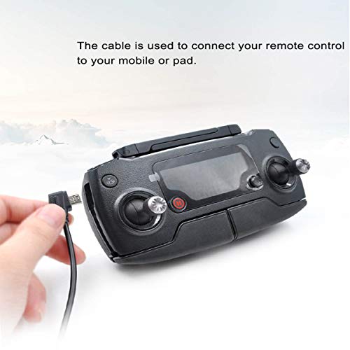 STARTRC 3.9 and 11.8inch OTG Cable to Controller Data Cable Compatible with DJI Mavic 2 Pro/Zoom/Mavic Pro/Platinum/Spark/Mavic Air - Thumbnail 4