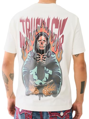 True Religion Men’s TR Reaper TEE, Winter White